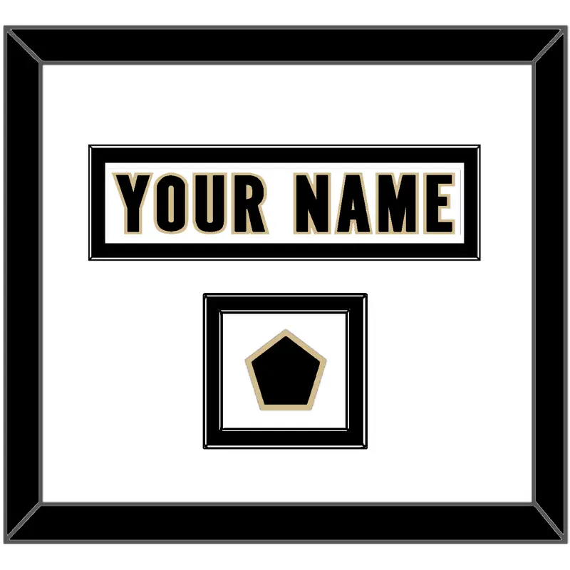 New Orleans Nameplate & Jersey Logo Patch - Road White - Double Mat 2