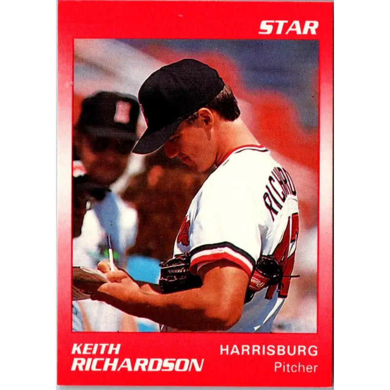 1990 Star Harrisburg Senators Keith Richardson #16