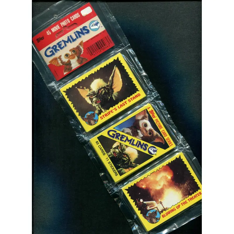 1984 Topps Gremlins Unopened Rack Pack