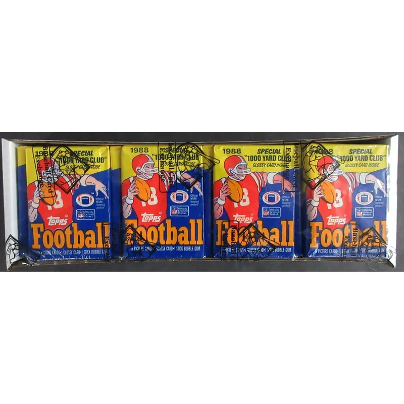 1988 Topps Football Unopened Wax Pack (Lot of 36) (BBCE)
