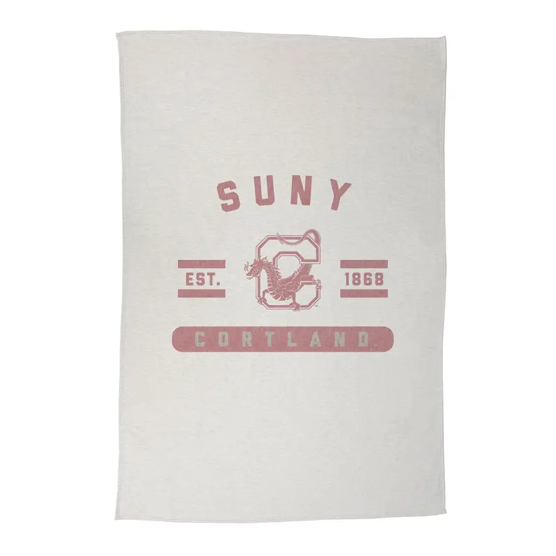 SUNY Cortland Sublimated Sweatshirt Blanket