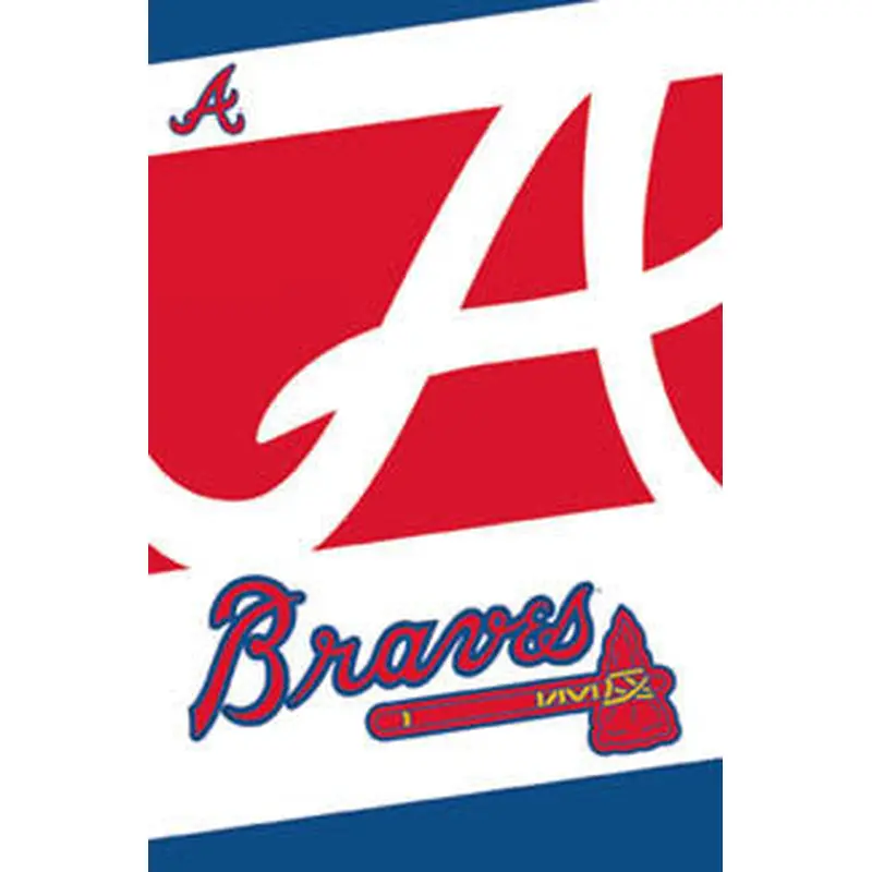 Atlanta Braves Official MLB Team Logo Poster - Costacos Sports
