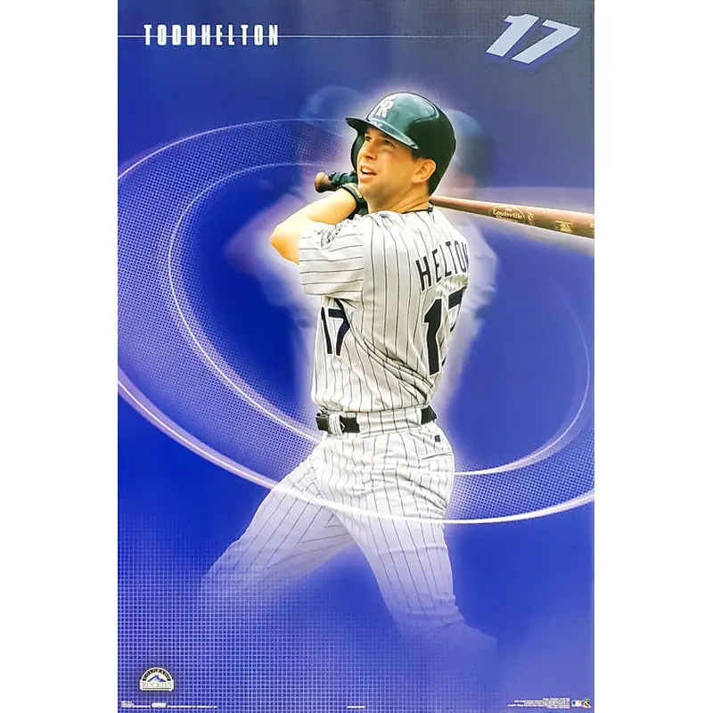 Todd Helton "Super Slugger" Colorado Rockies MLB Action Poster - Costacos 2003