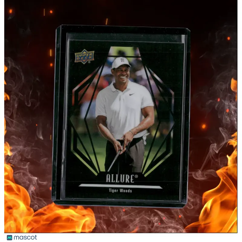 2024 Upper Deck Portfolio Tiger Woods Allure Black Rainbow #A-TW