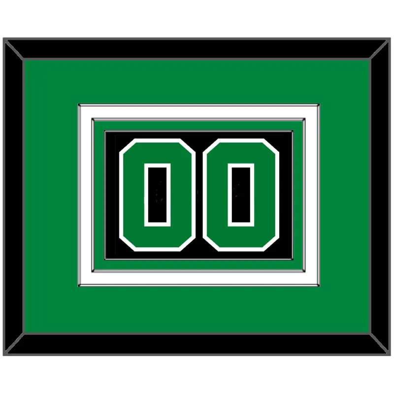 Boston Number - Black Statement - Triple Mat 2