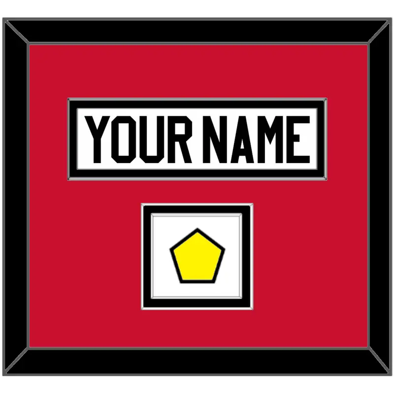 Chicago Nameplate & Logo Jersey Patch - Road White (2007-2017) - Double Mat 2