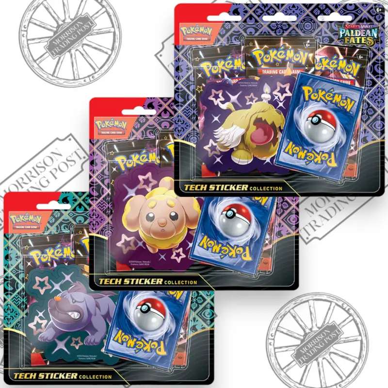 Pokemon Scarlet & Violet Paldean Fates Tech Sticker Collection