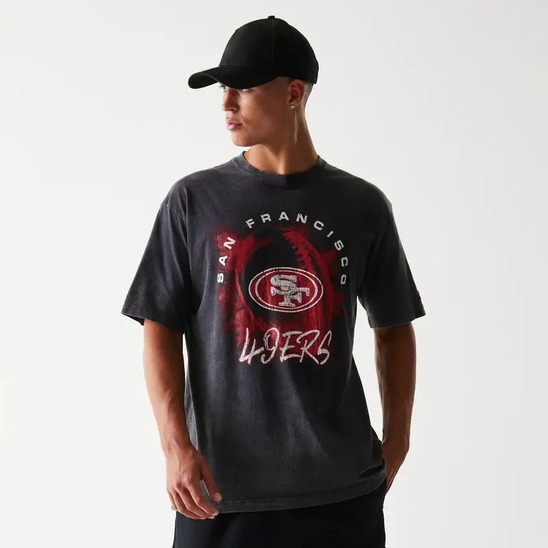 San Francisco 49ers NFL Sport Night Black T-Shirt