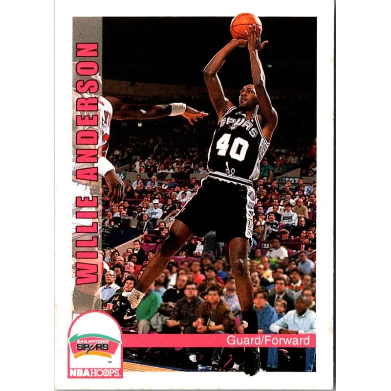 1992 Hoops Willie Anderson #204