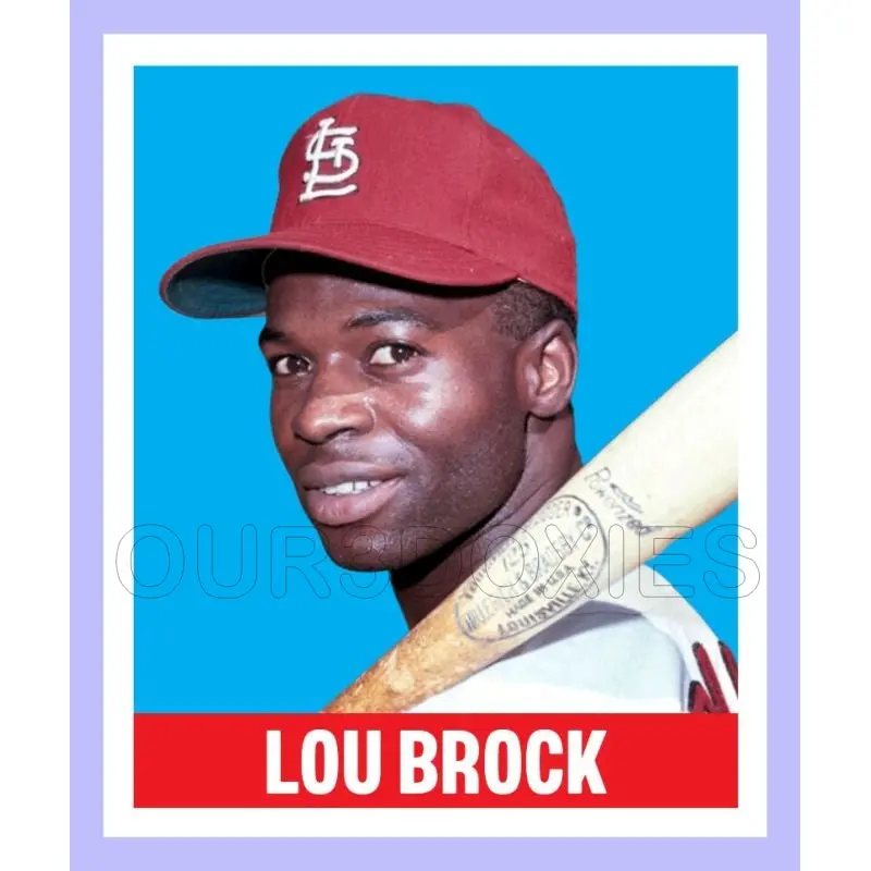 Lou Brock 1948 Leaf Custom Card - 3889