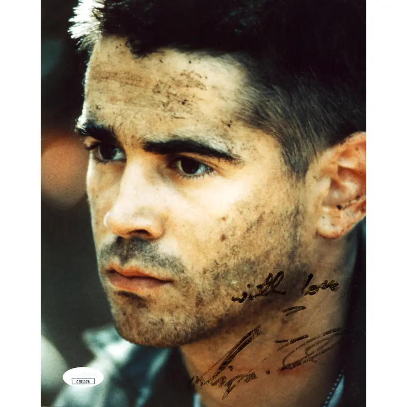 Colin Farrell Tigerland "With Love" Authentic Signed 8x10 Photo JSA #CE01176