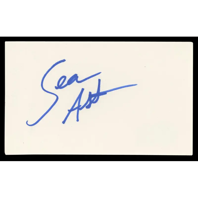 Sean Astin Lord of the Rings Authentic Signed 3x5 Index Card BAS #BM56926