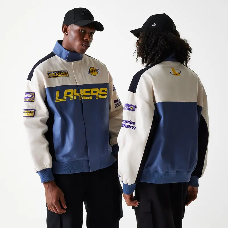 New Era - NBA MOTORSPORT Jacket - Los Angeles Lakers - Dark Blue