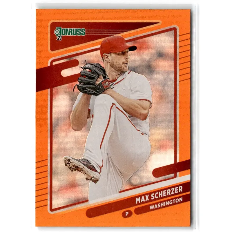 2021 Donruss Holo Orange Max Scherzer #206A