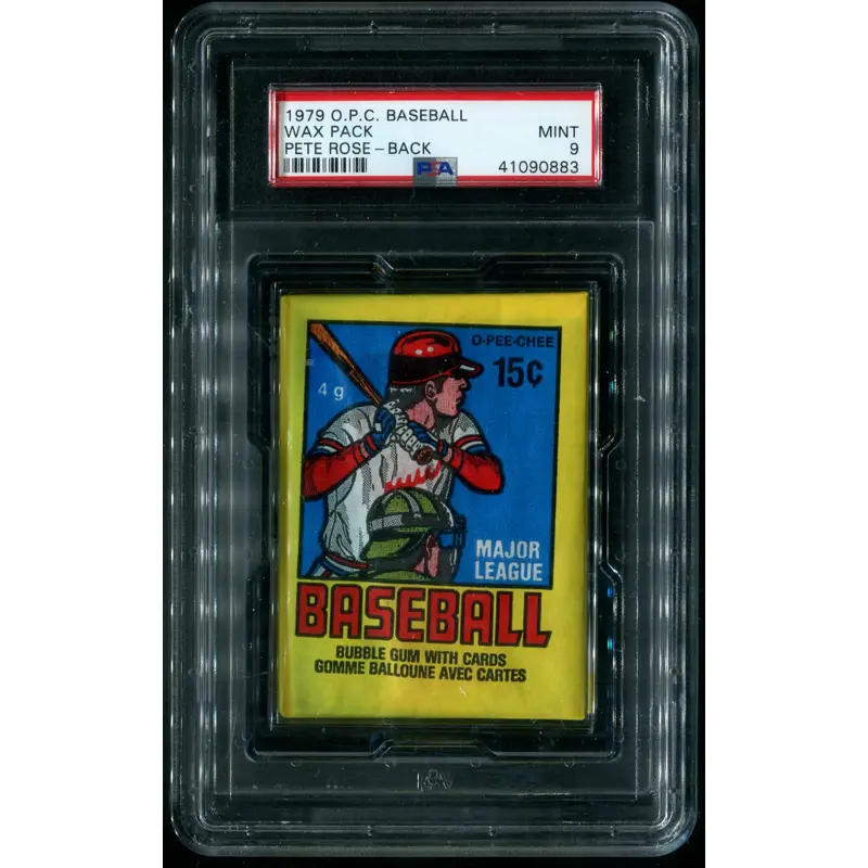 1979 OPC O-Pee-Chee Baseball Unopened Wax Pack PSA 9