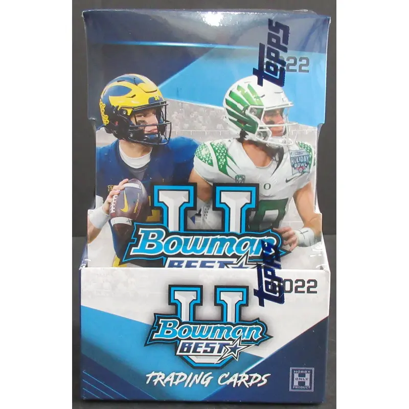 2022 Bowman Best University Football Box (Hobby) (2/6/5)