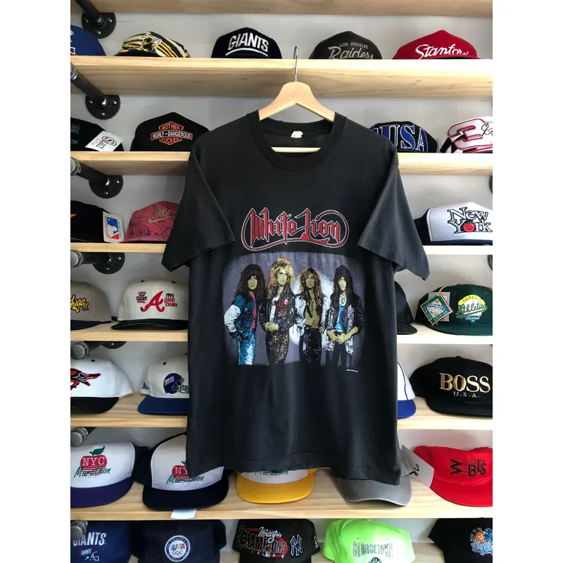 Vintage 1987 White Lion Rock N Roar Tour Tee Size Large