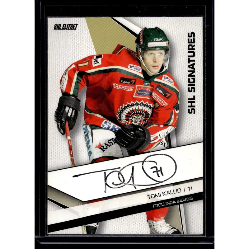 2009-10 SHL Signatures - Tomi Kallio