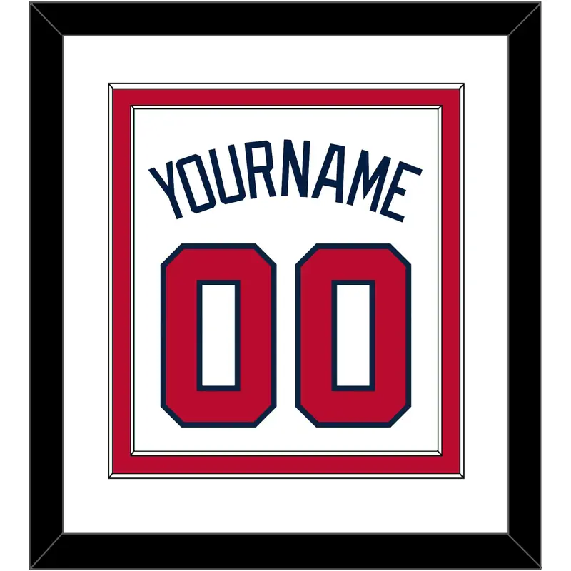Atlanta Name & Number - Home White - Double Mat 1