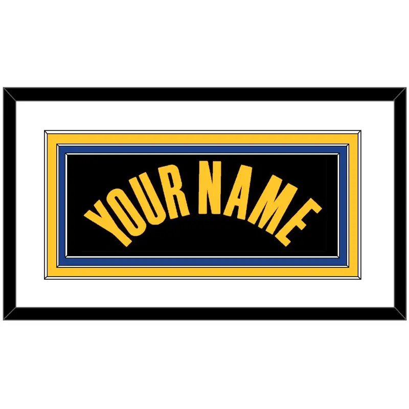 Golden State Name - Black City (2021-2022) - Triple Mat 1