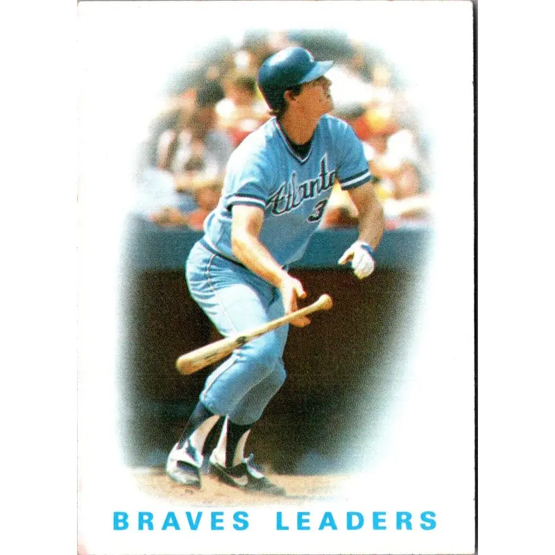 1986 Topps Braves Leaders (Dale Murphy) #456