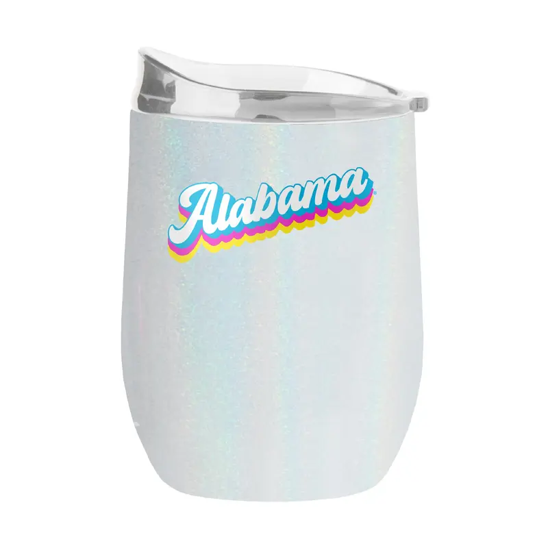 Alabama 16oz Shadow Iridescent Curved Tumbler
