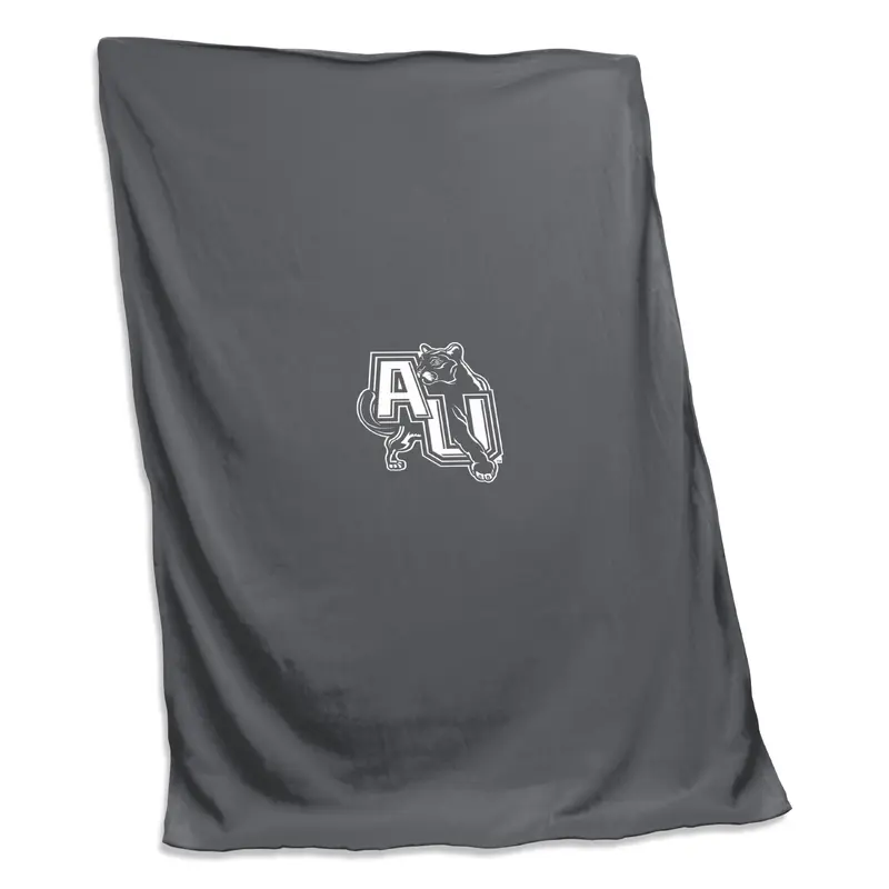 Adelphi U Charcoal Sweatshirt Blanket (Screened)