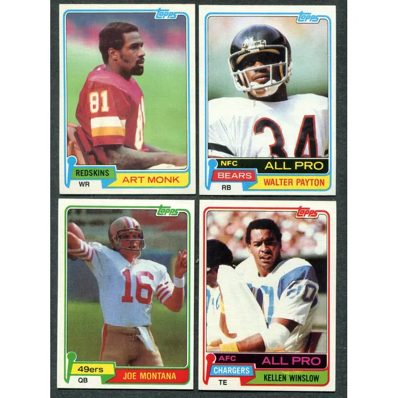 1981 Topps Football Complete Set EX/MT NM (528) (23-305)