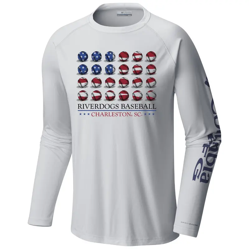 Charleston RiverDogs Columbia Terminal Tackle Flag Shirt