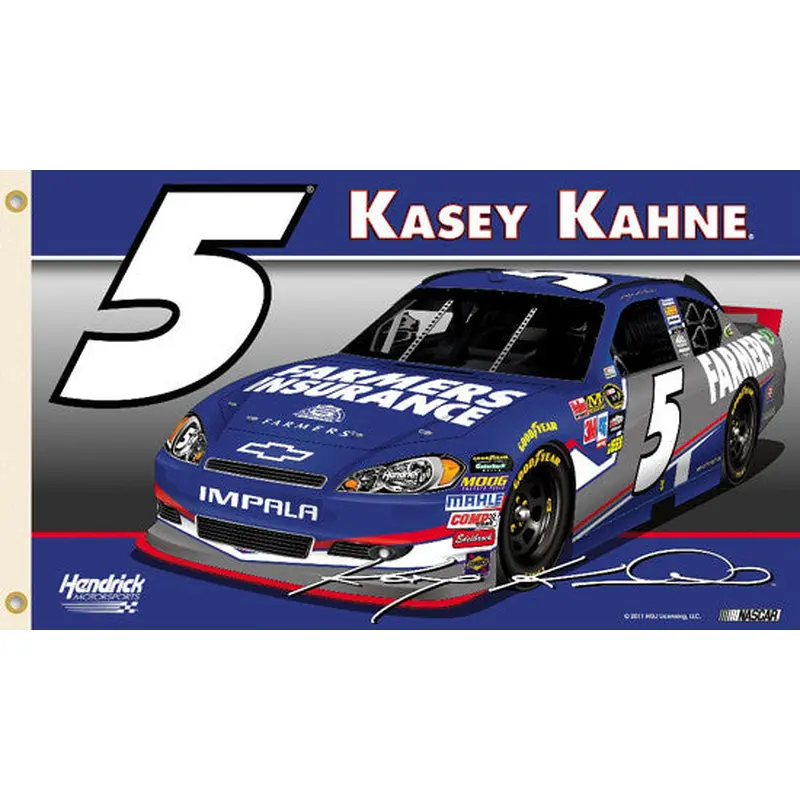 Kasey Kahne "Kasey Nation" 3'x5' Flag - BSI Products 2012