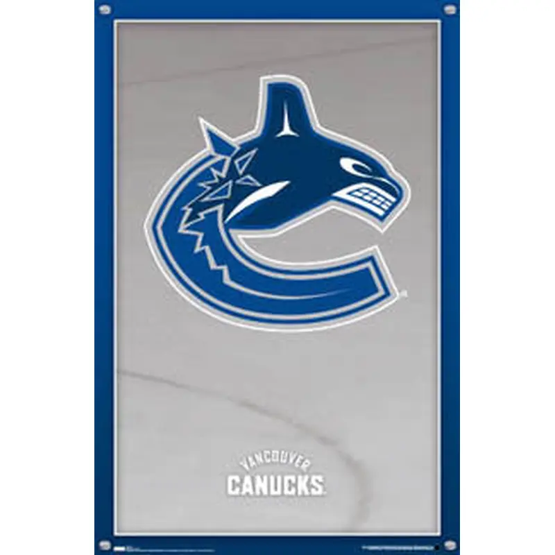 Vancouver Canucks Official NHL Hockey Team Logo Poster - Costacos Sports
