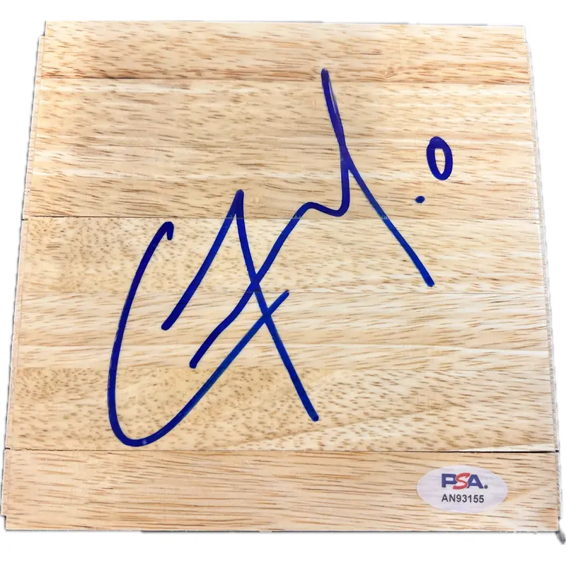 Gilbert Arenas Signed Floorboard PSA/DNA Autographed Warriors