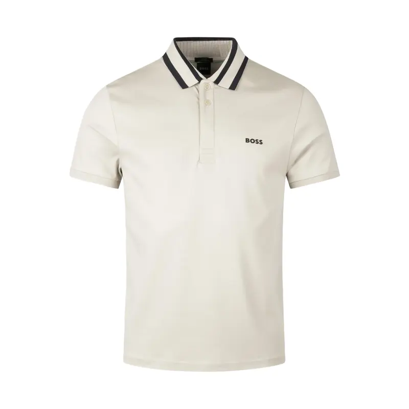 HUGO BOSS MENS POLO BEIGE PAULE 50525172271