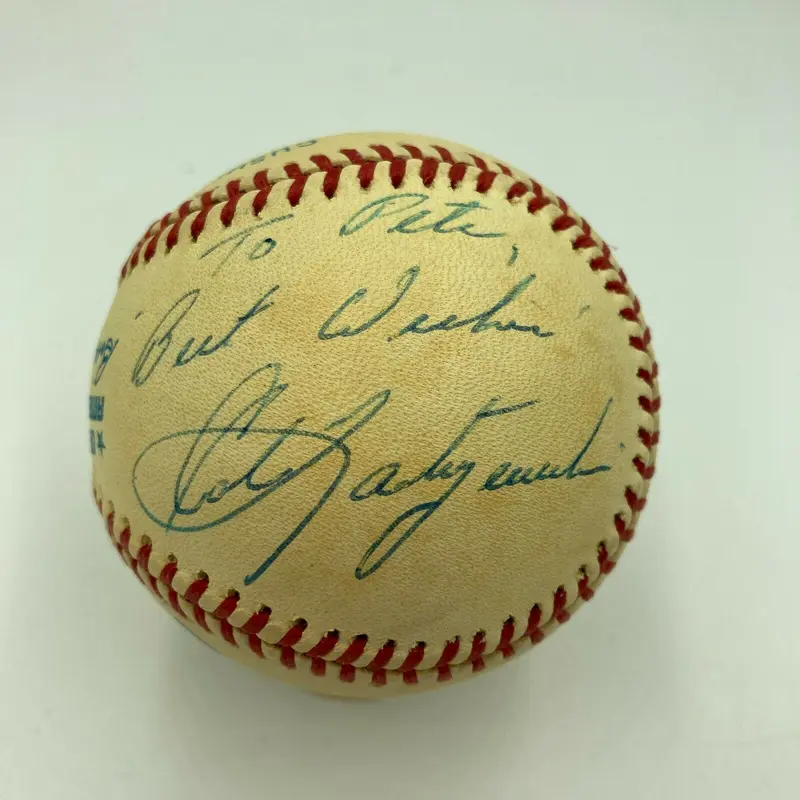 Carl Yastrzemski Signed Official American League Baseball With JSA COA