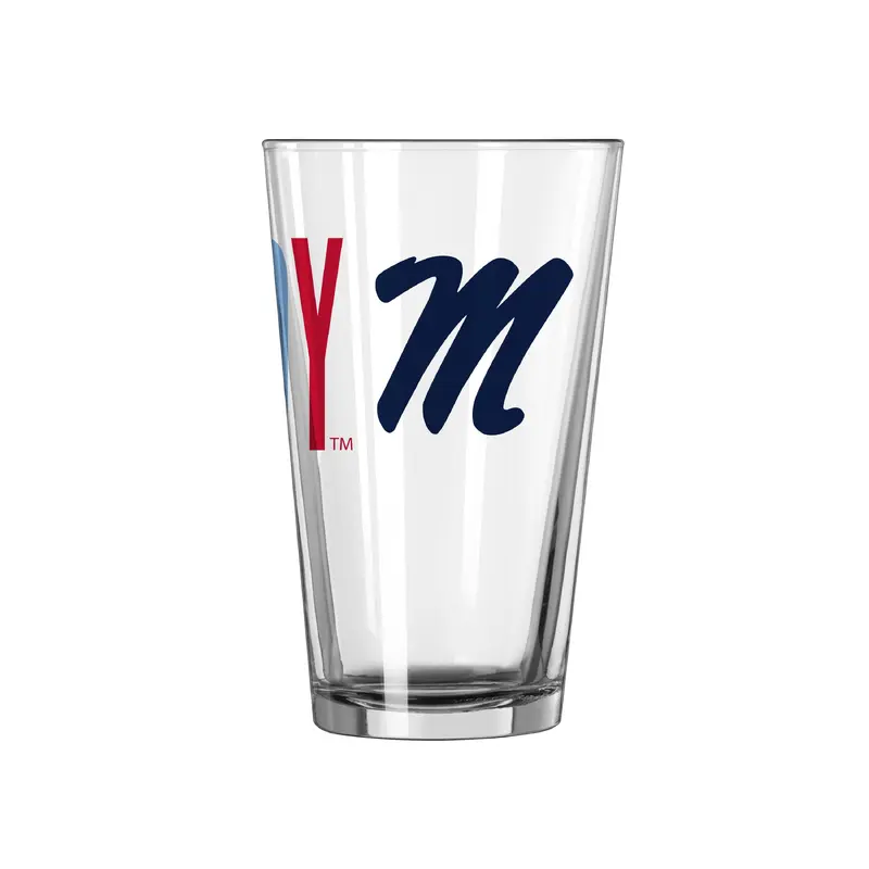 Ole Miss 16oz Hotty Toddy Overtime Pint Glass