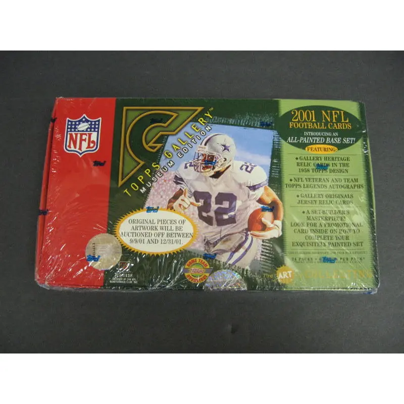 2001 Topps Gallery Football Box (HTA) (24/6)