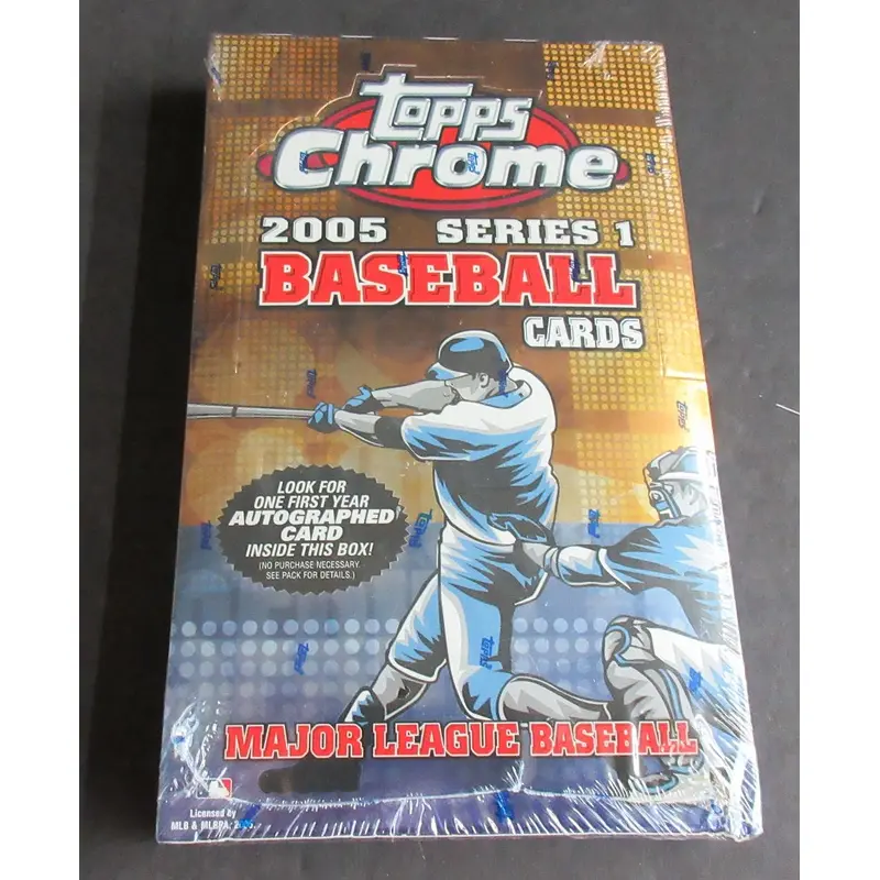 2005 Topps Chrome Baseball Series 1 Box (20/4)