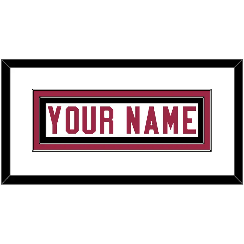 Arizona Nameplate - Road White - Double Mat 3
