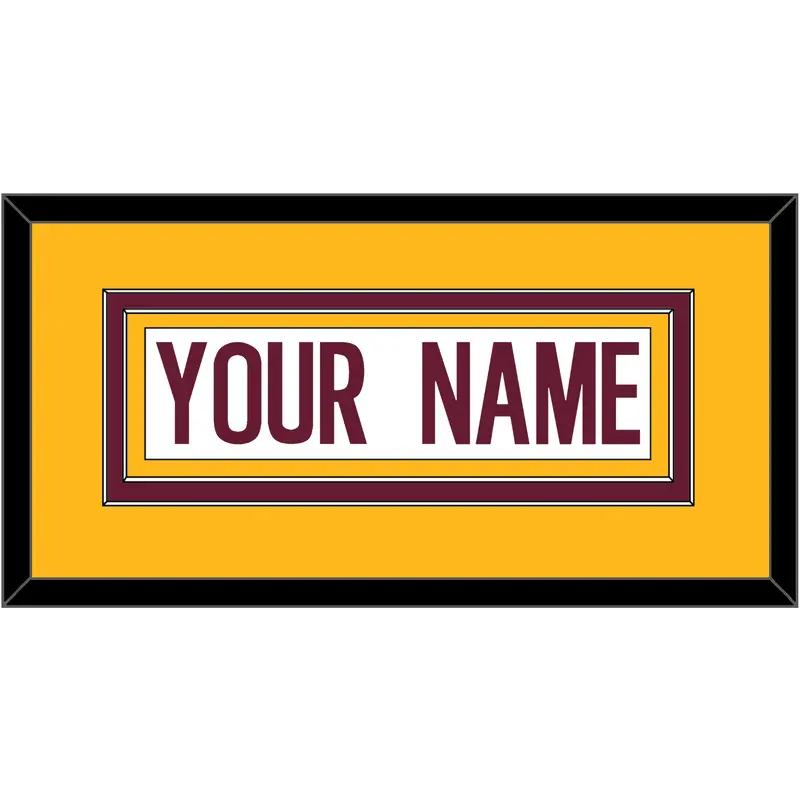Washington Nameplate - Road White (2020-2021) - Double Mat 4