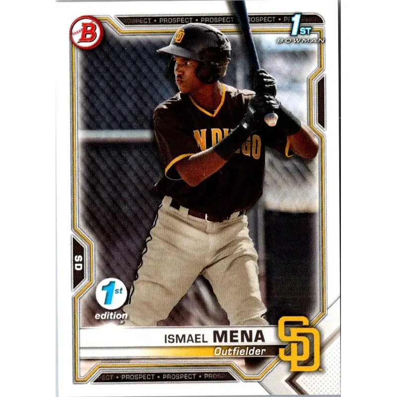 2021 Bowman 1st Edition Ismael Mena #BFE-36