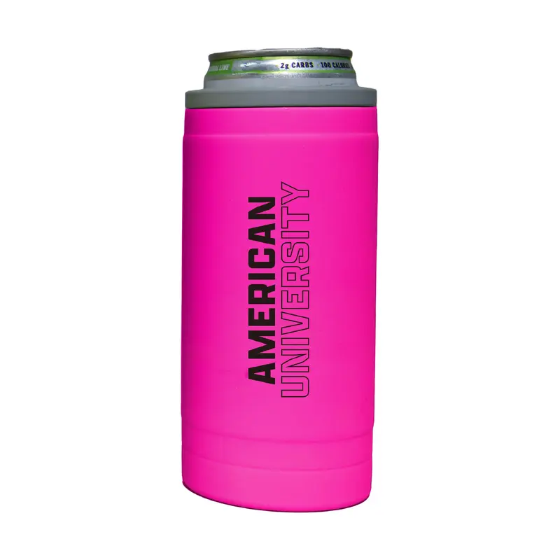 American University 12oz Electric Stacked Soft Touch Slim Coolie