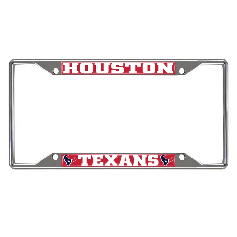 NFL - Houston Texans Chrome License Plate Frame