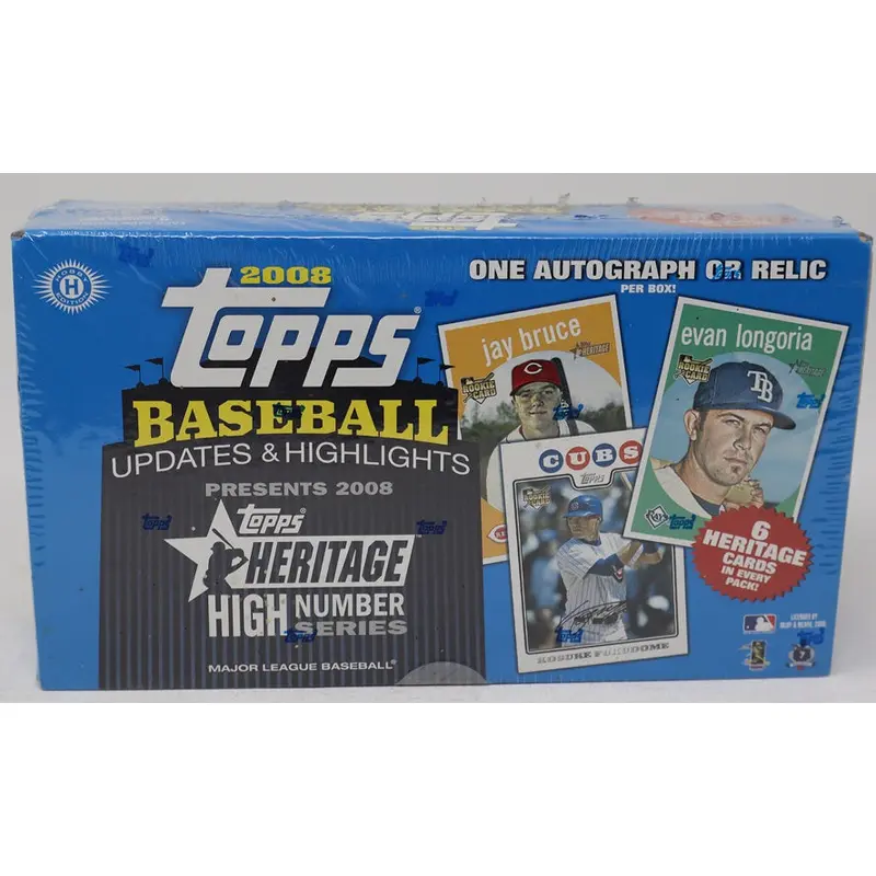 2008 Topps Heritage High Number Baseball Box (Hobby) (24/8)