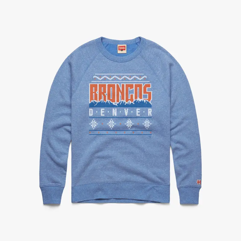 Denver Broncos Holiday Crewneck