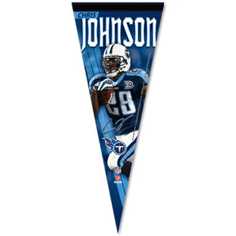 Chris Johnson "Signature" Premium Felt Pennant L.E. /2,008