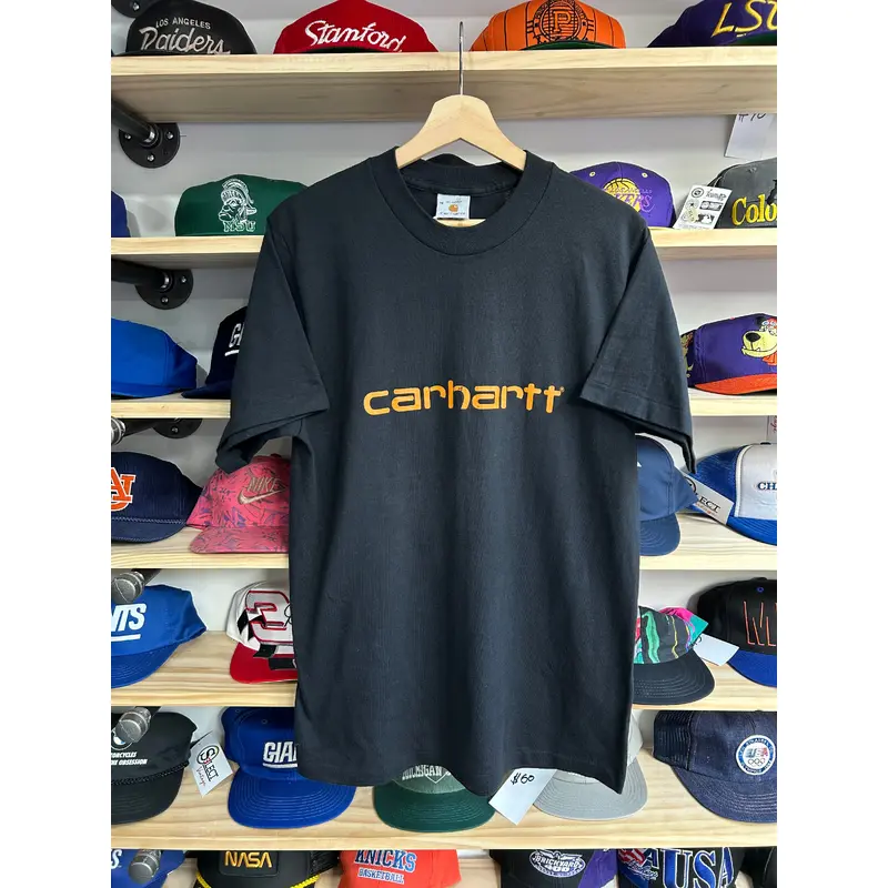 Vintage Carhartt Single Stitched Spellout Tee Medium