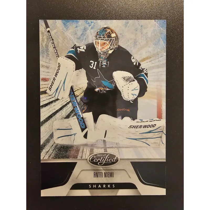 2011-12 Panini Certified - Totally Black - Antti Niemi #31 1of1