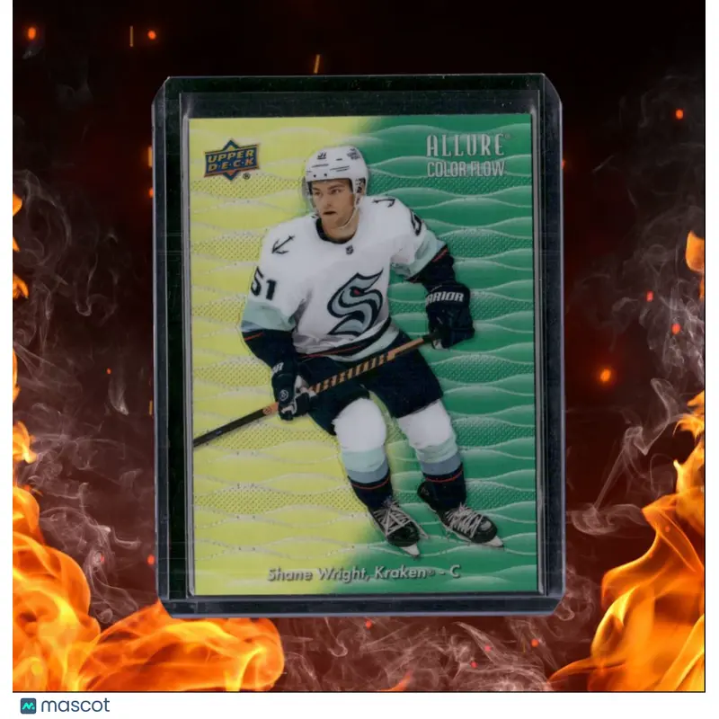 2023-24 Upper Deck Allure Shane Wright Color Flow Yellow - Green #CF-11