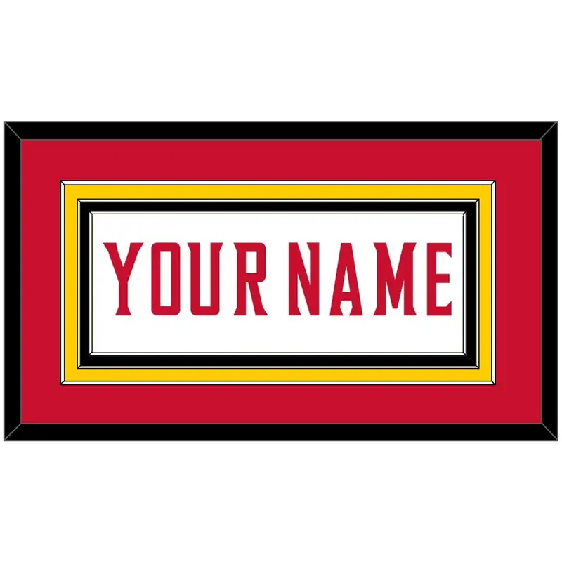 Maryland Basketball Name - Home White (2013-2015) - Triple Mat 2