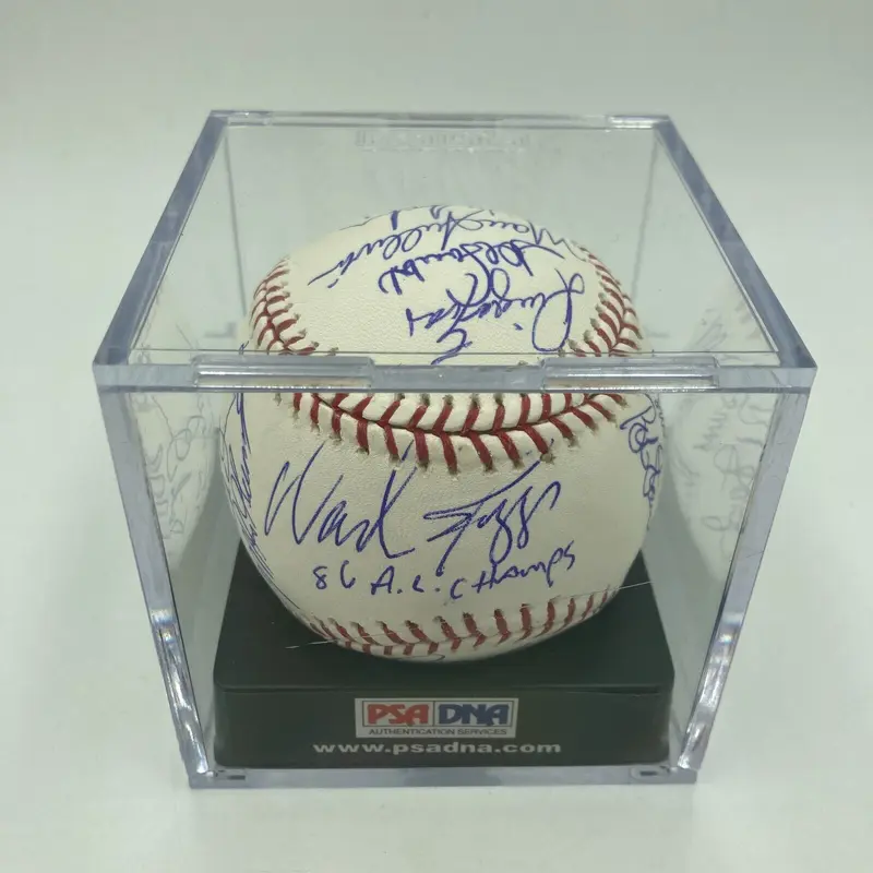 1986 Boston Red Sox AL Champs Team Signed Major League Baseball PSA DNA COA